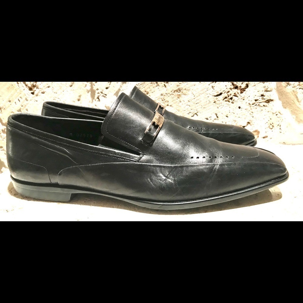Bruno Magli Randello black loafers men shoes